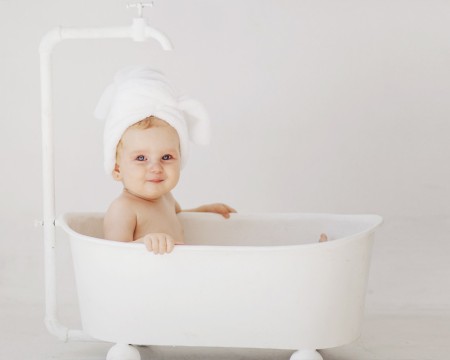 Tips sobre cómo bañar a un bebé recién nacido